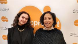Lauriane Piron et Myriam Idrissa
